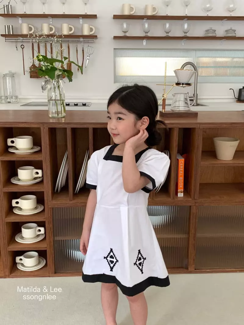 Matilda & Lee - Korean Children Fashion - #discoveringself - Embrodiery One-piece - 10