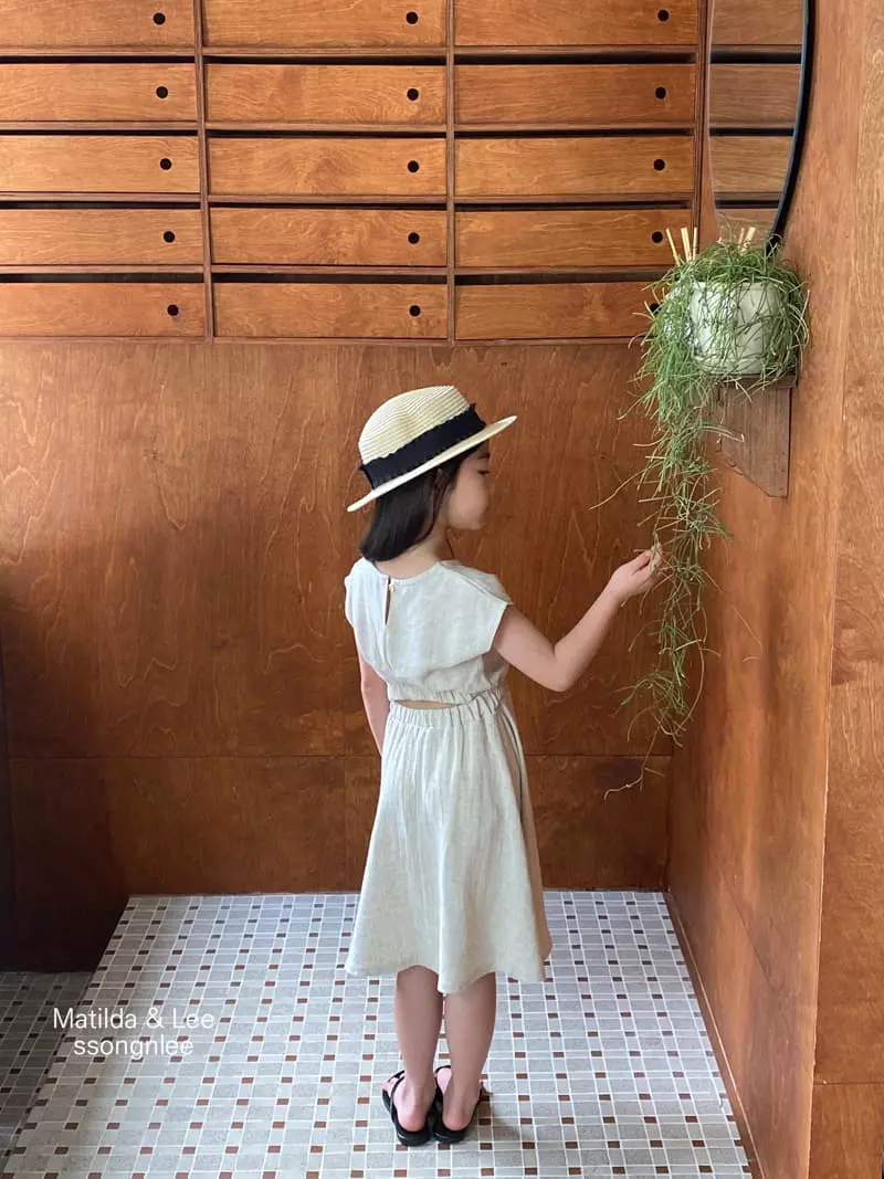 Matilda & Lee - Korean Children Fashion - #fashionkids - Slit One-piece - 12