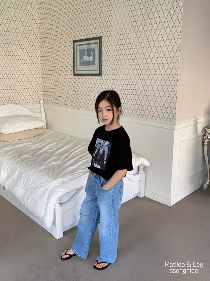 Matilda & Lee - Korean Children Fashion - #kidsshorts - Vintage Heart Jeans - 7