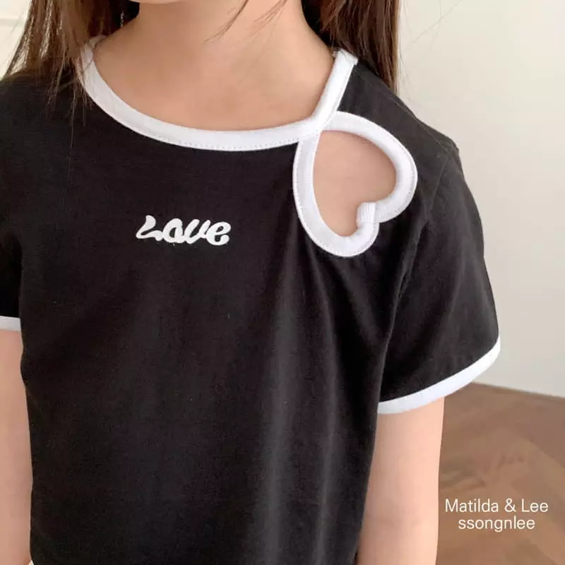 Matilda & Lee - Korean Children Fashion - #kidsstore - Heart Piping Tee - 11