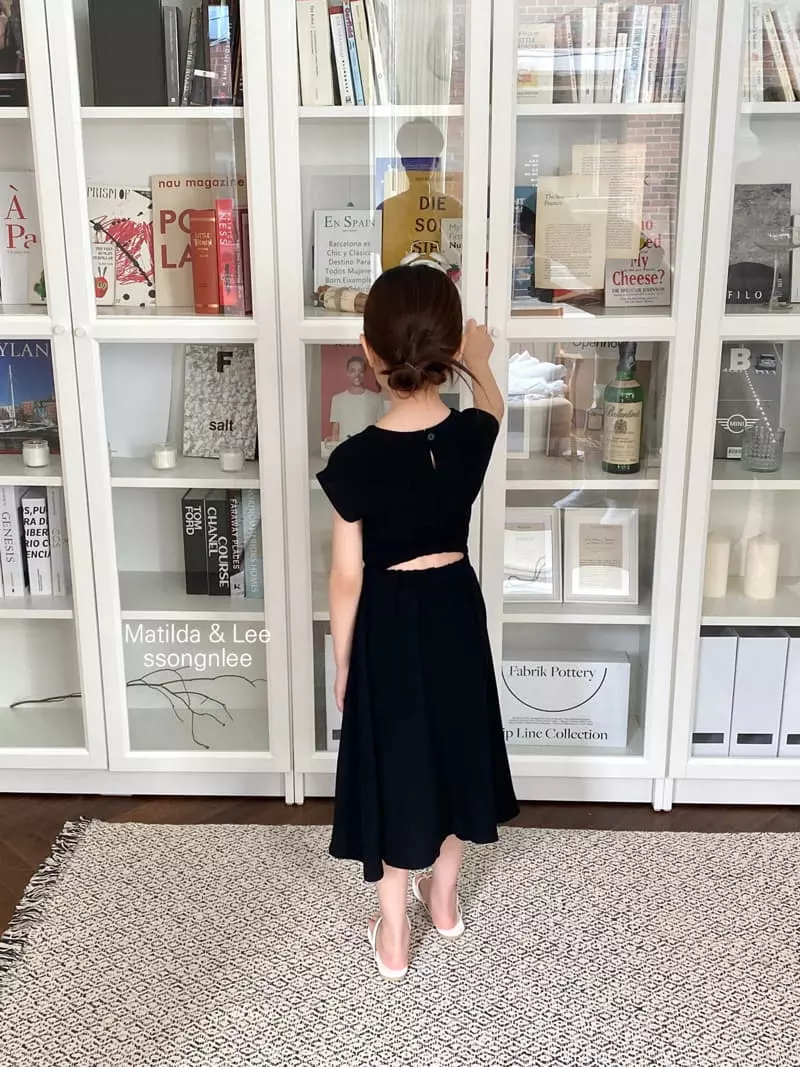 Matilda & Lee - Korean Children Fashion - #littlefashionista - Slit One-piece - 3