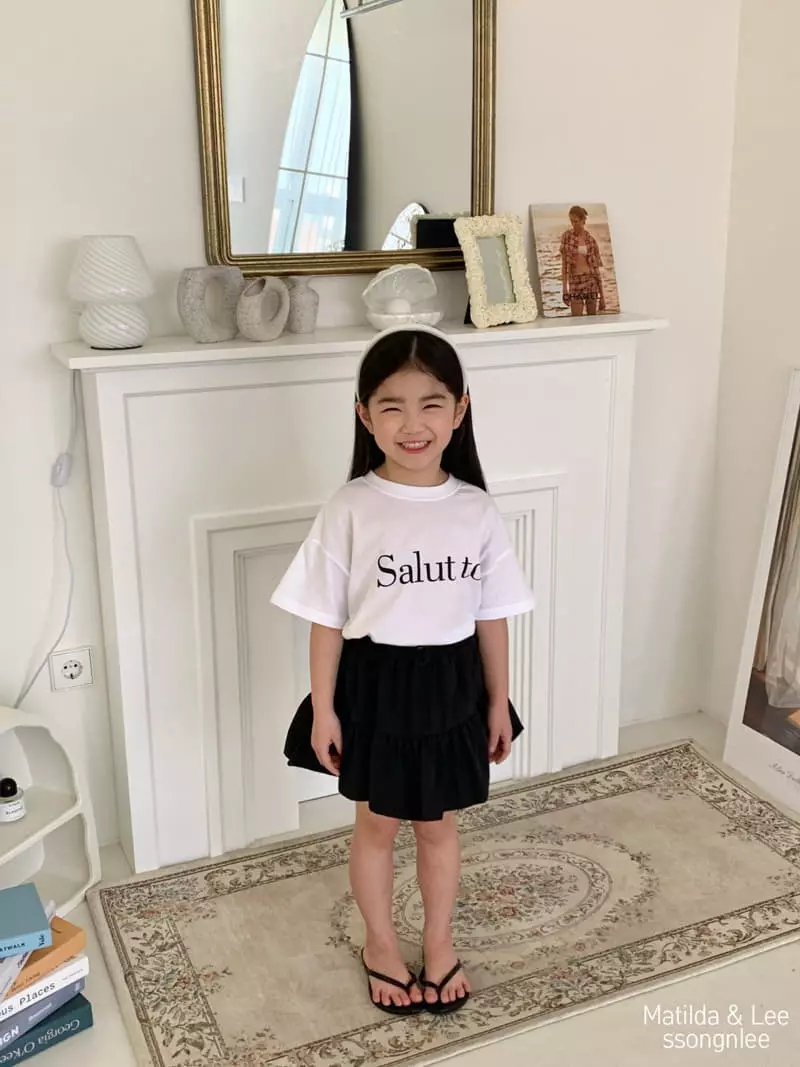 Matilda & Lee - Korean Children Fashion - #minifashionista - String Skirt Shorts