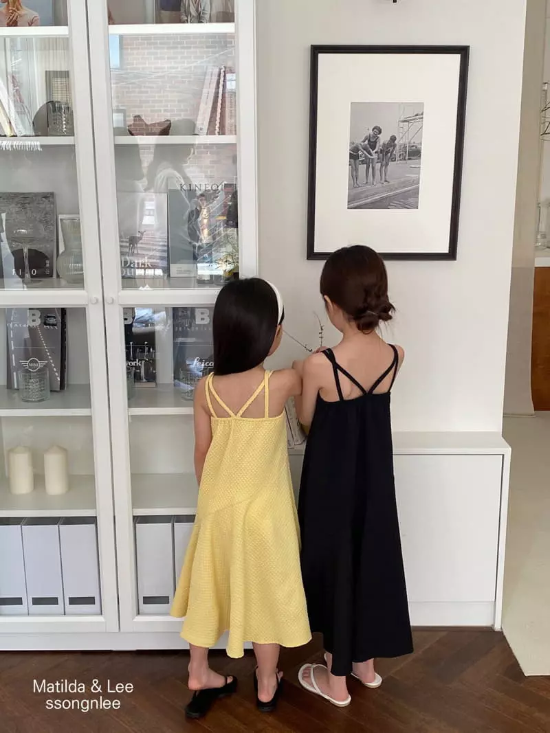 Matilda & Lee - Korean Children Fashion - #minifashionista - String Whole One-piece - 6