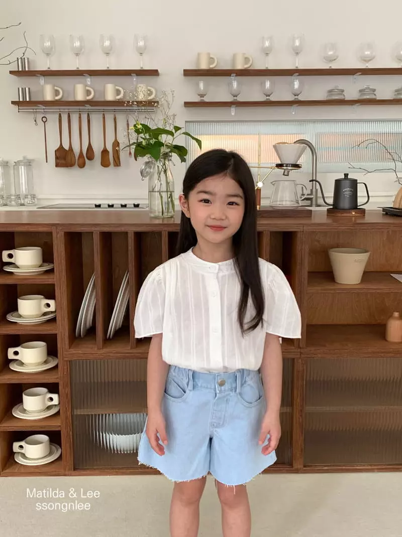 Matilda & Lee - Korean Children Fashion - #prettylittlegirls - Lace Wrinkle Blouse - 2