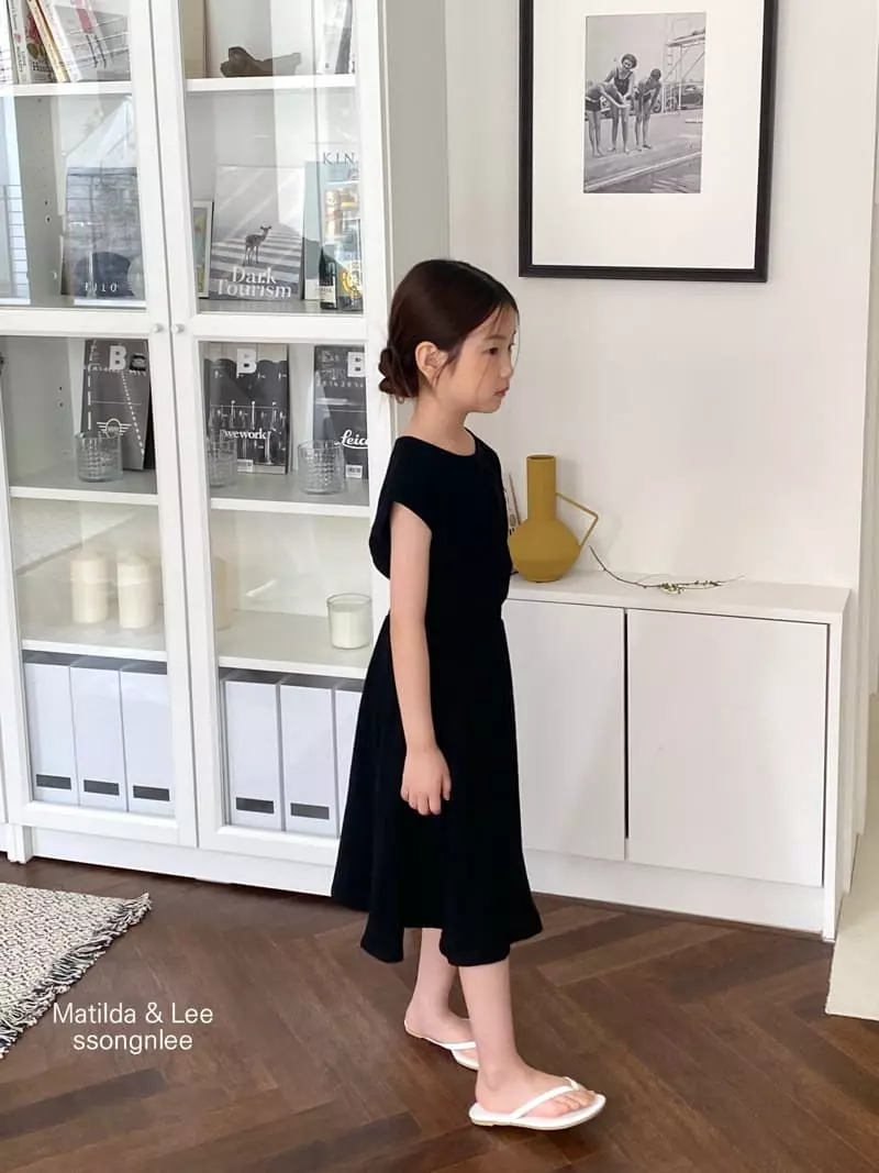 Matilda & Lee - Korean Children Fashion - #prettylittlegirls - Slit One-piece - 6