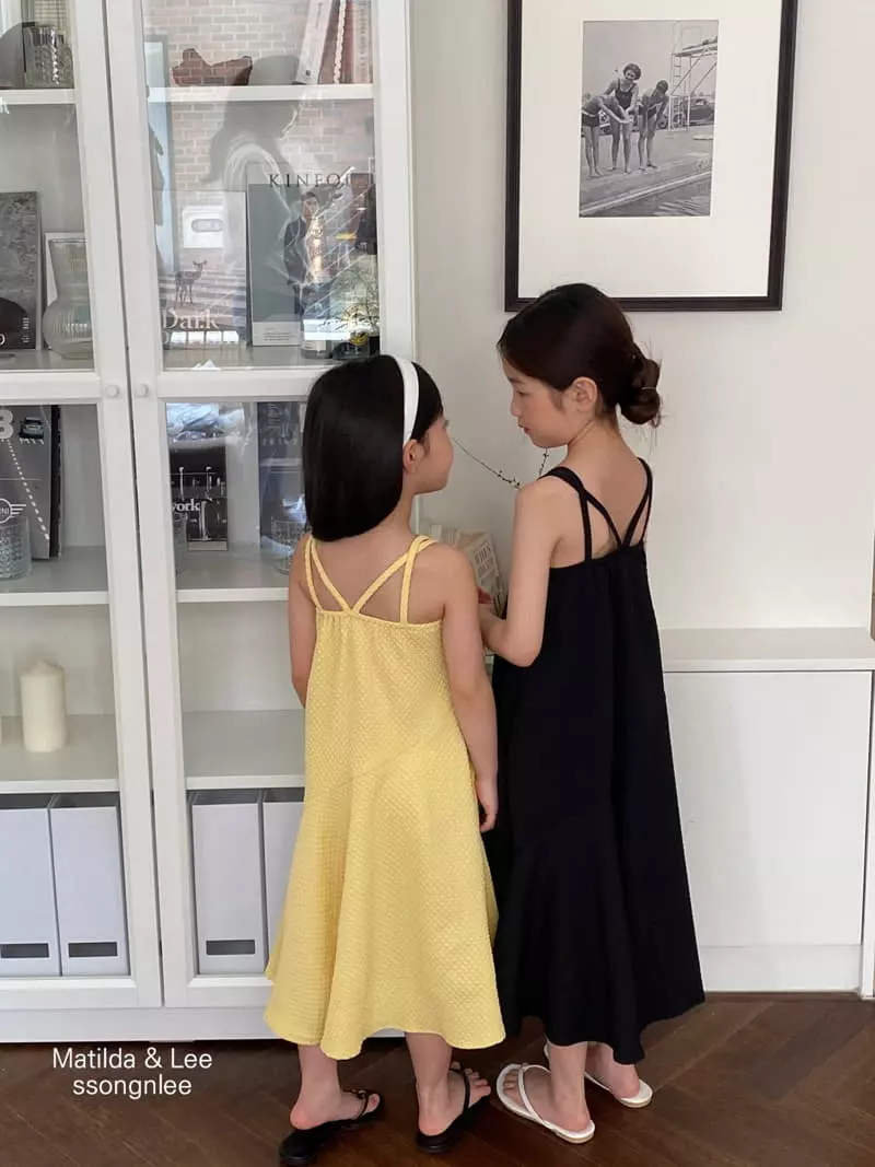 Matilda & Lee - Korean Children Fashion - #stylishchildhood - String Whole One-piece - 10