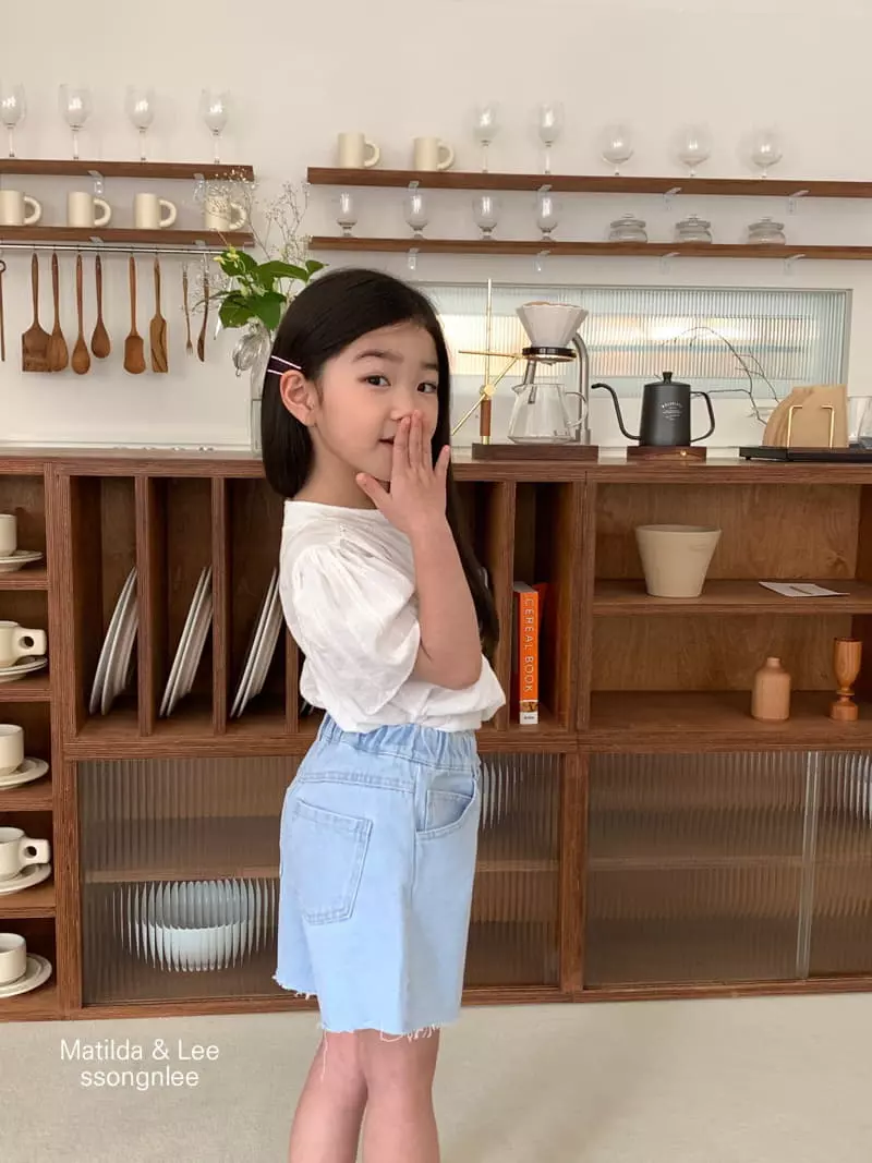 Matilda & Lee - Korean Children Fashion - #todddlerfashion - Lace Wrinkle Blouse - 4