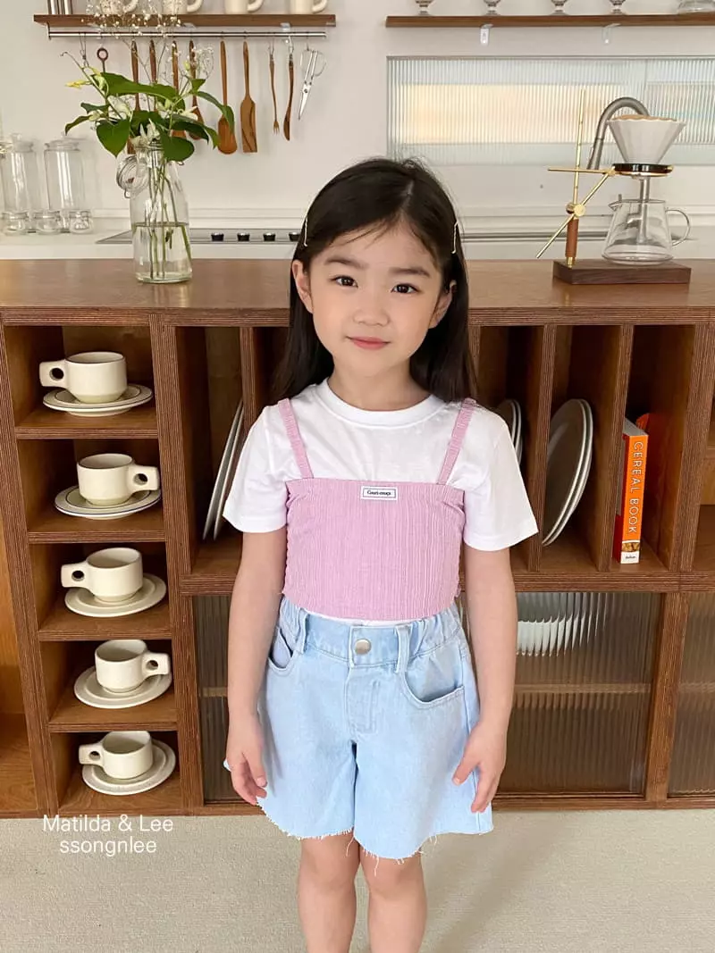 Matilda & Lee - Korean Children Fashion - #toddlerclothing - Rib Bustier