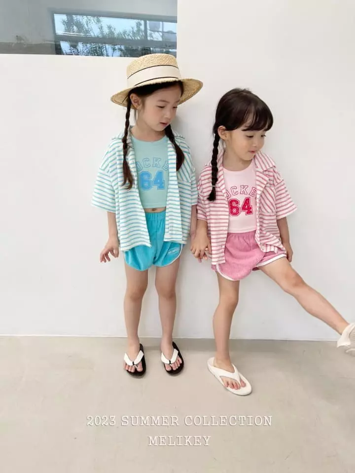 Melikey - Korean Children Fashion - #childrensboutique - Stripes Terry Shirt - 6