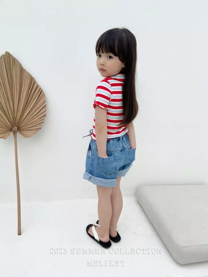 Melikey - Korean Children Fashion - #kidsshorts - String Shorts - 4