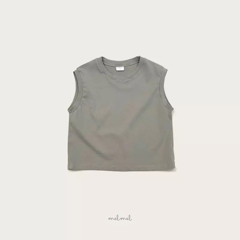 Melmel - Korean Children Fashion - #fashionkids - Loose Fit Sleeveless - 7