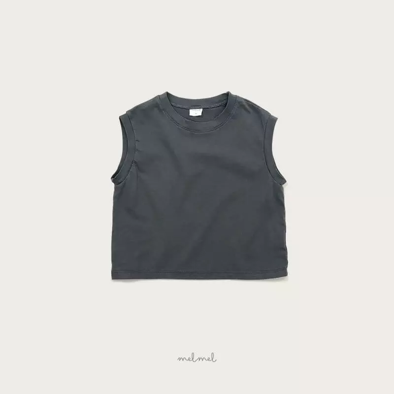 Melmel - Korean Children Fashion - #kidsshorts - Loose Fit Sleeveless - 8
