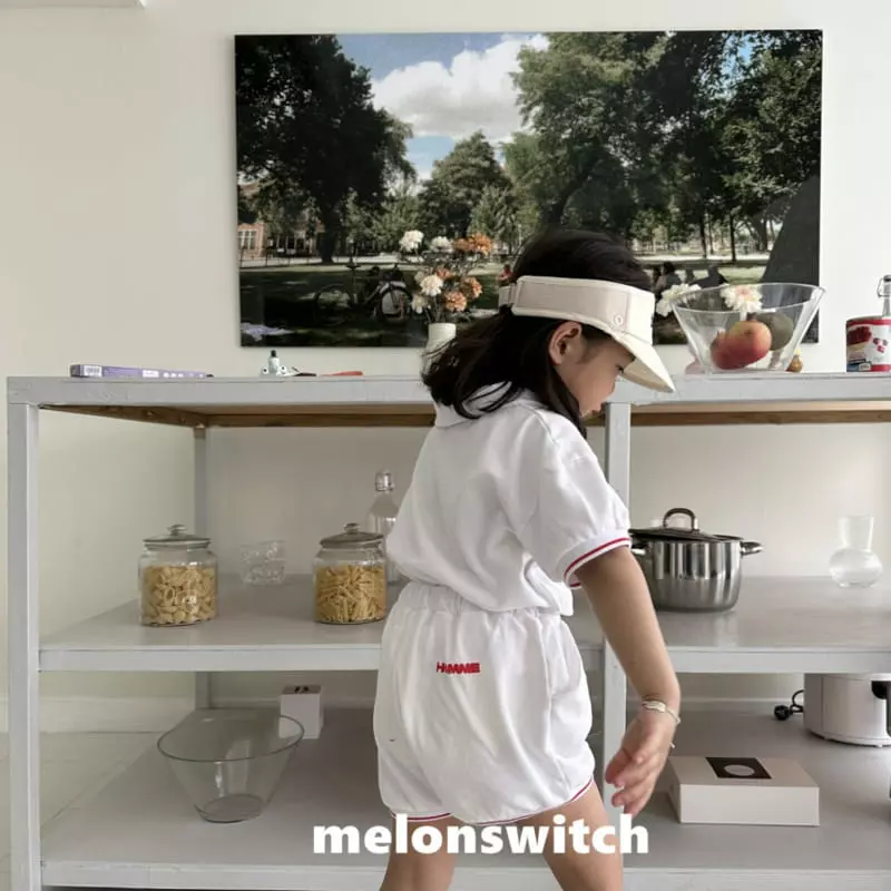 Melon Switch - Korean Children Fashion - #childrensboutique - Home Collar Top Bottom Set - 5
