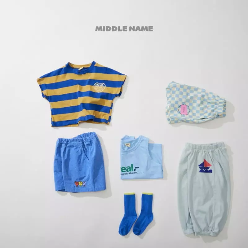 Middle Name - Korean Children Fashion - #childrensboutique - Stripes Crop Tee - 6