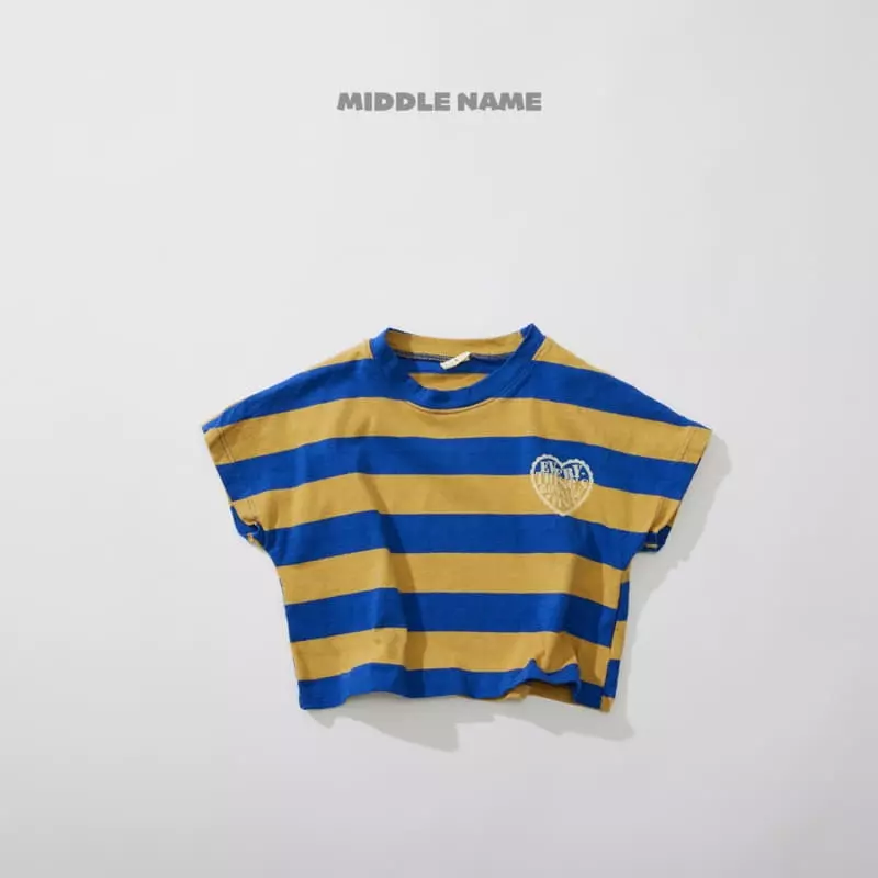 Middle Name - Korean Children Fashion - #minifashionista - Stripes Crop Tee - 2