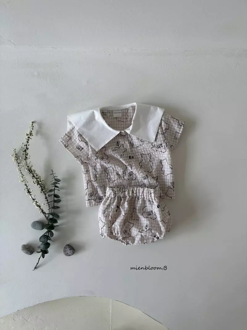 Mienbloom B - Korean Baby Fashion - #babyfever - Baby Ponny Top Bottom Set - 8