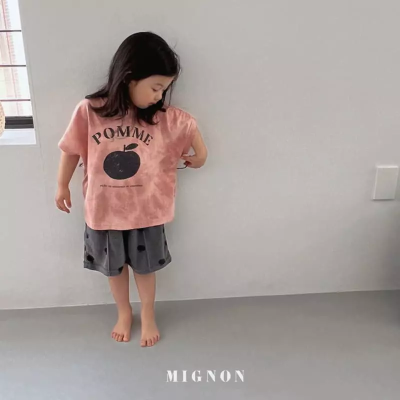 Mignon - Korean Children Fashion - #prettylittlegirls - Apple Dolmon Tee - 8