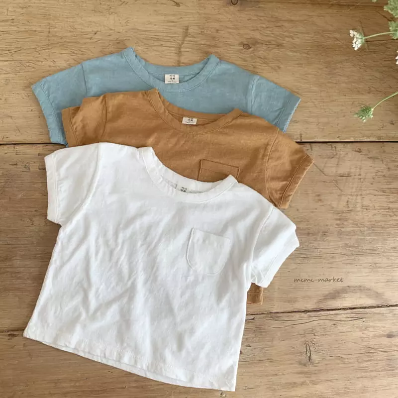 Mimi Market - Korean Baby Fashion - #babyclothing - Bebe Pocket Tee