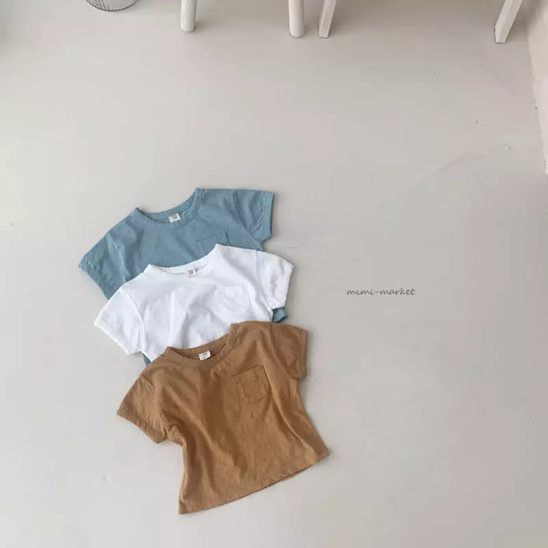Mimi Market - Korean Baby Fashion - #babyfever - Bebe Pocket Tee - 3
