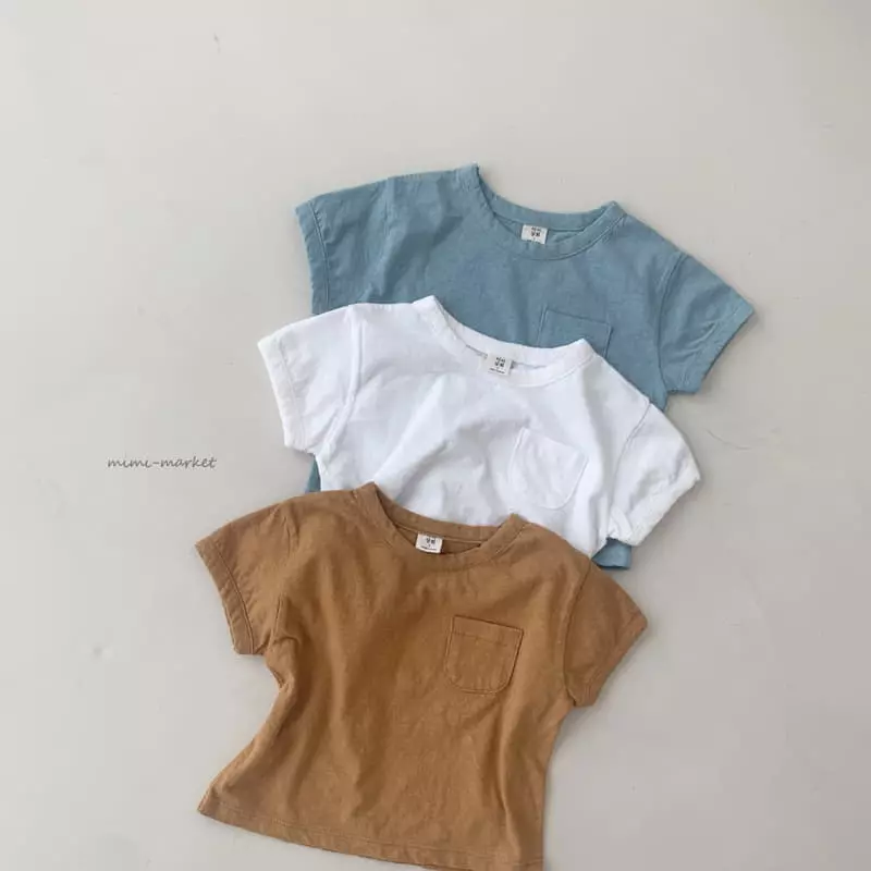 Mimi Market - Korean Baby Fashion - #babyfever - Bebe Pocket Tee - 4
