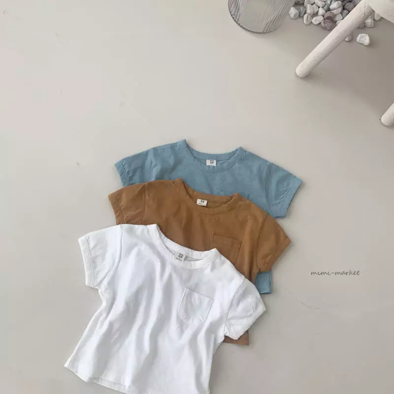 Mimi Market - Korean Baby Fashion - #babyoninstagram - Bebe Pocket Tee - 6