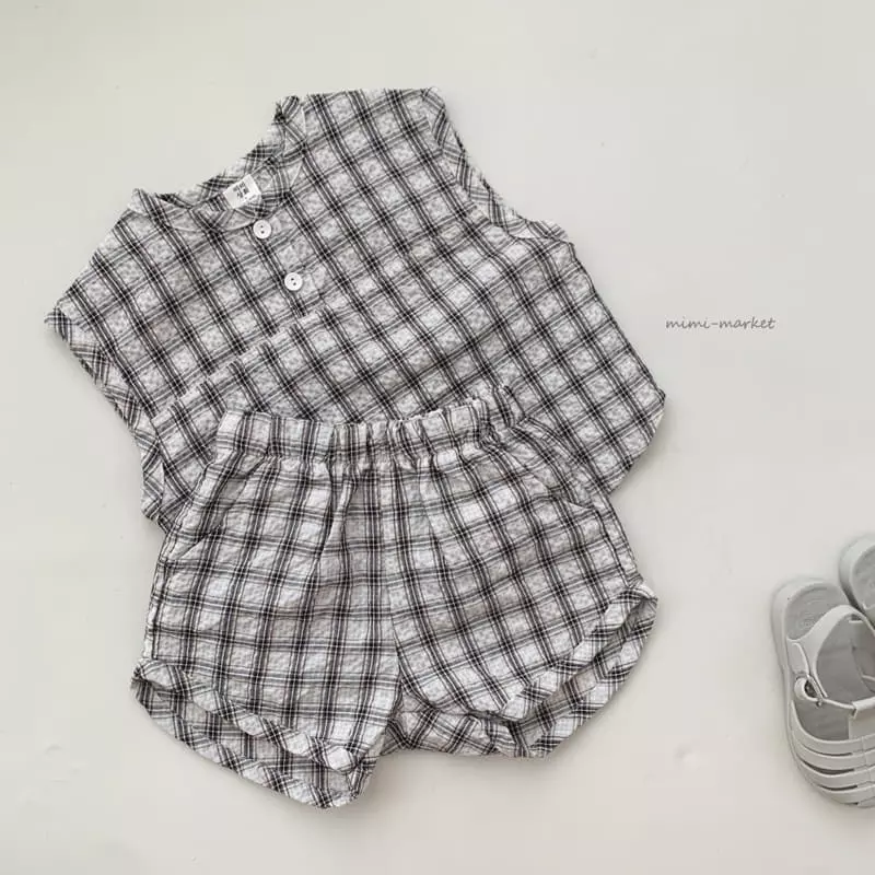 Mimi Market - Korean Baby Fashion - #babyootd - Ripple Top Bottom Set - 2