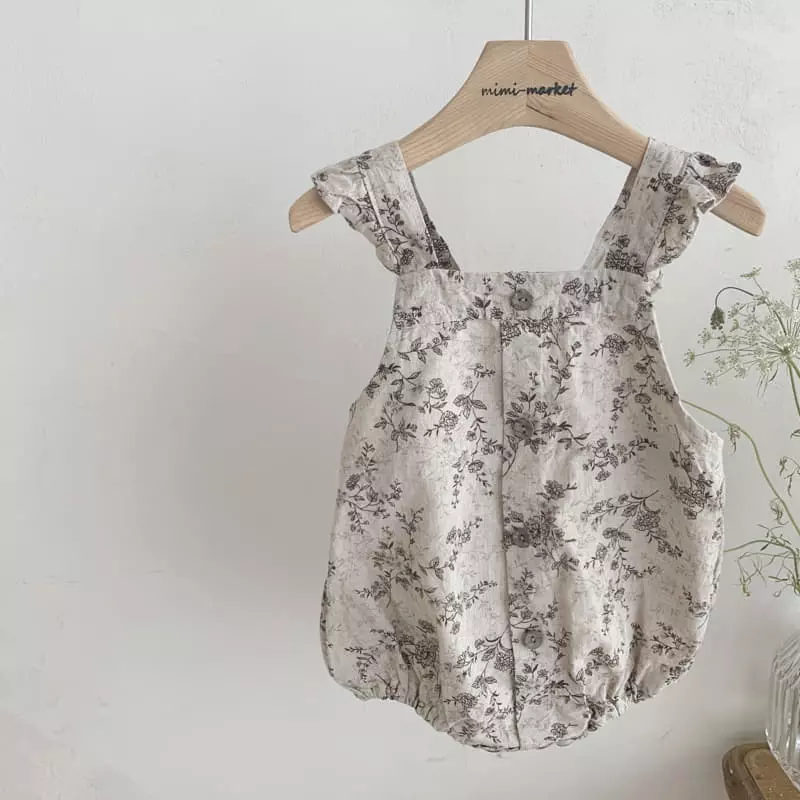 Mimi Market - Korean Baby Fashion - #babyoutfit - Olive Bodysuit - 12