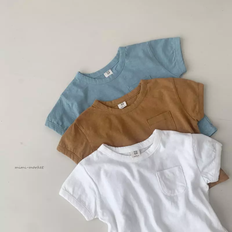 Mimi Market - Korean Baby Fashion - #babyoutfit - Bebe Pocket Tee - 9