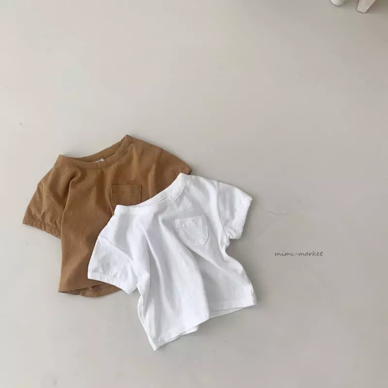 Mimi Market - Korean Baby Fashion - #onlinebabyboutique - Bebe Pocket Tee - 11