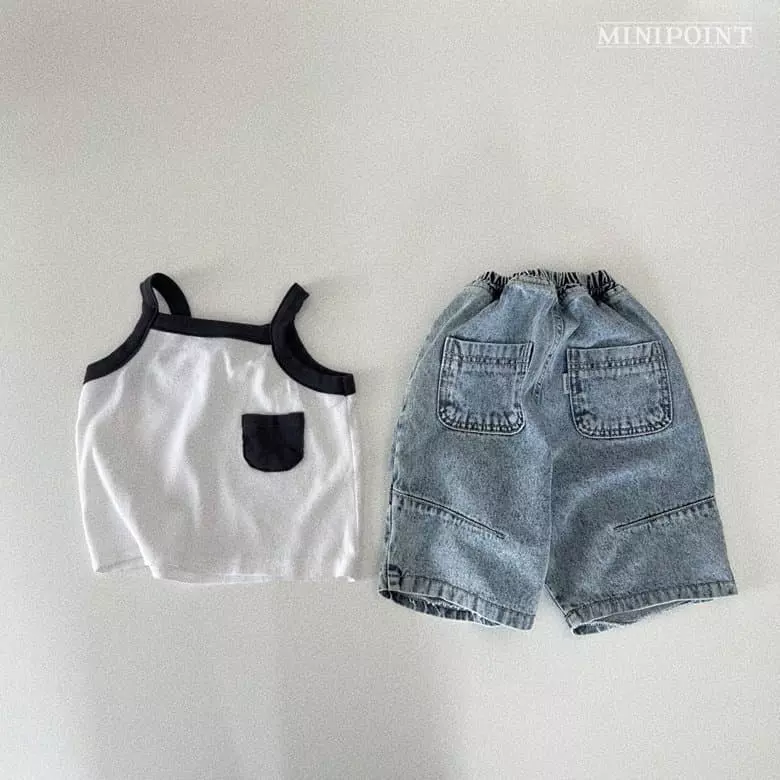 Minipoint - Korean Children Fashion - #Kfashion4kids - Pocket Sleeveless - 6