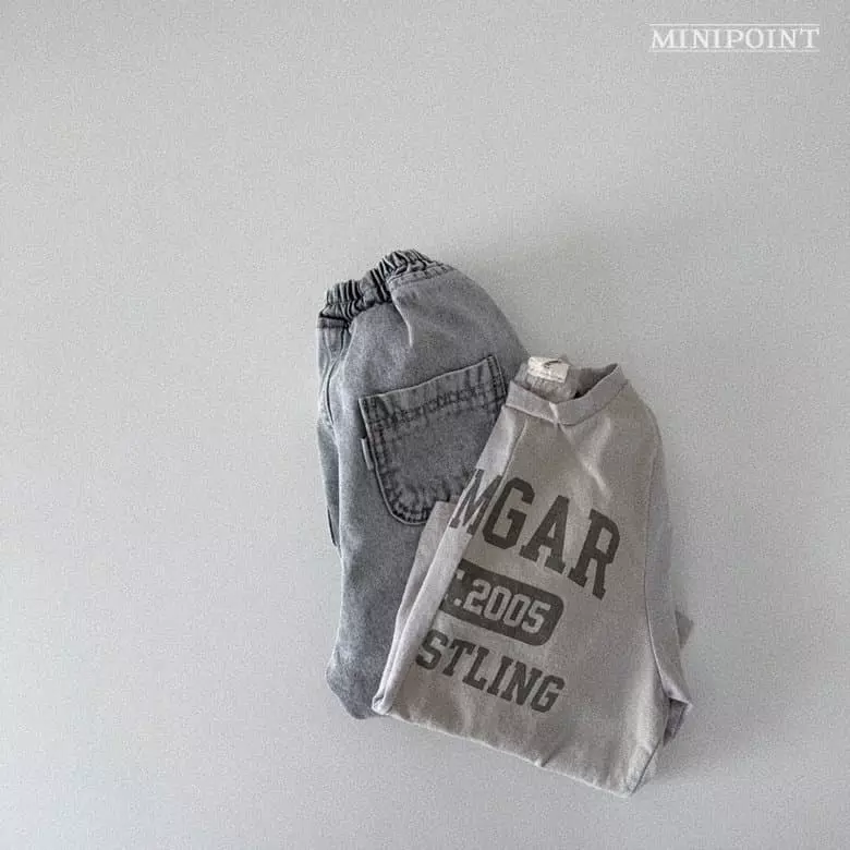 Minipoint - Korean Children Fashion - #childofig - Ak Tee - 4
