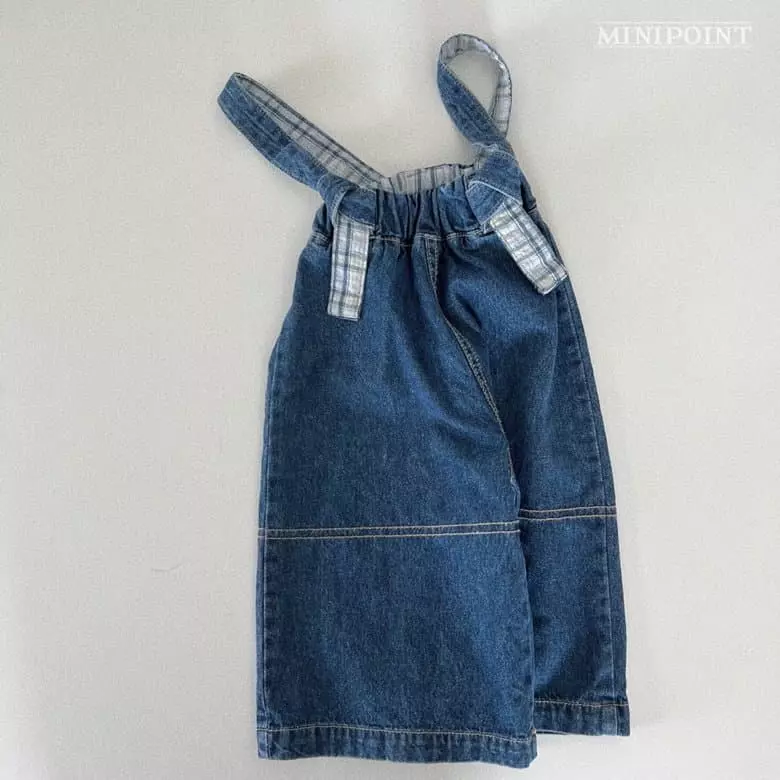 Minipoint - Korean Children Fashion - #childrensboutique - River Dungarees Pants - 4