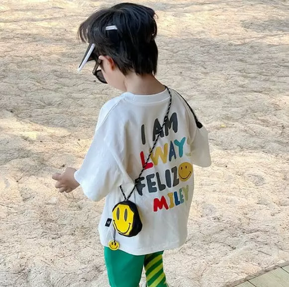 Miso - Korean Children Fashion - #Kfashion4kids - Smile Mini Bag - 5