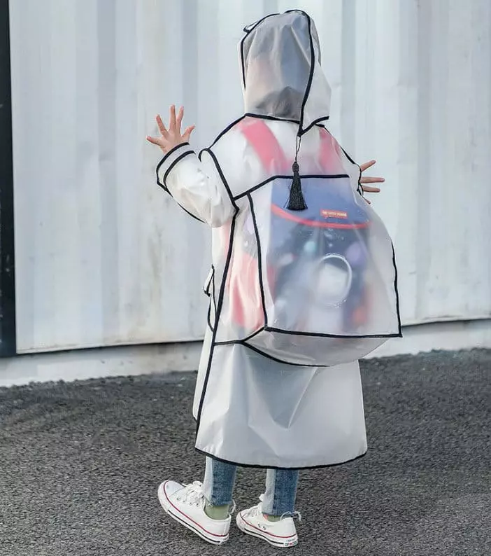 Miso - Korean Children Fashion - #Kfashion4kids - White Raincoat - 3
