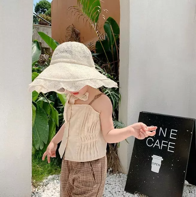 Miso - Korean Children Fashion - #discoveringself - Lace Hat 52cm