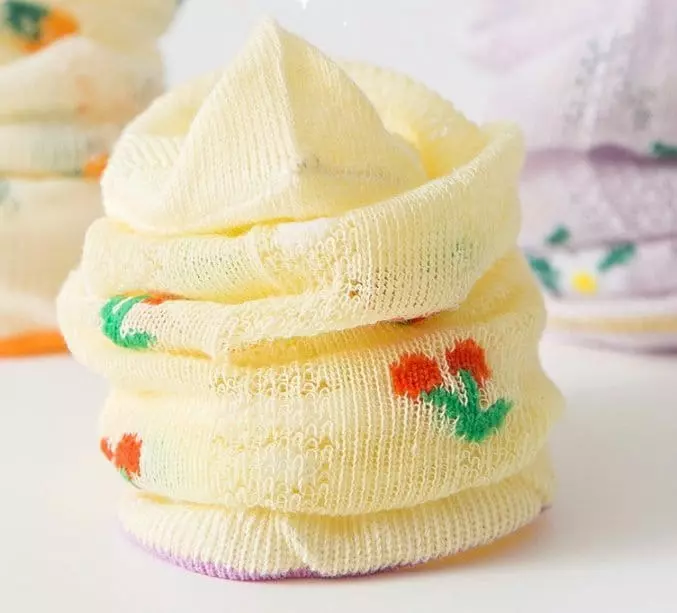 Miso - Korean Children Fashion - #discoveringself - Flower Socks Set - 4