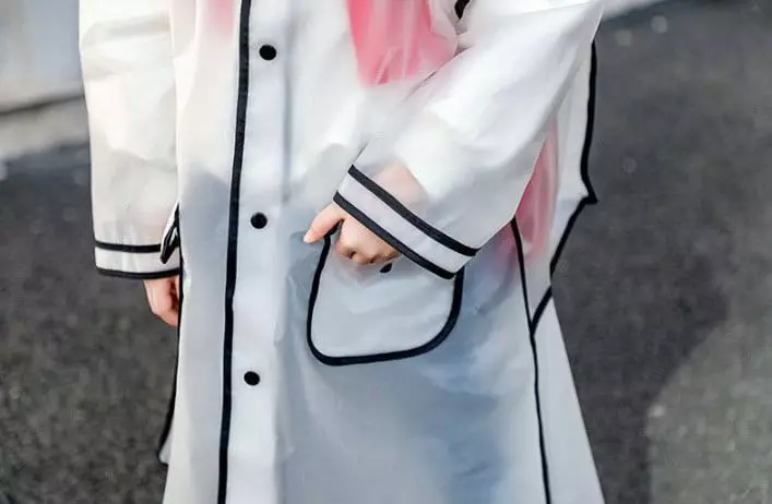 Miso - Korean Children Fashion - #magicofchildhood - White Raincoat - 5