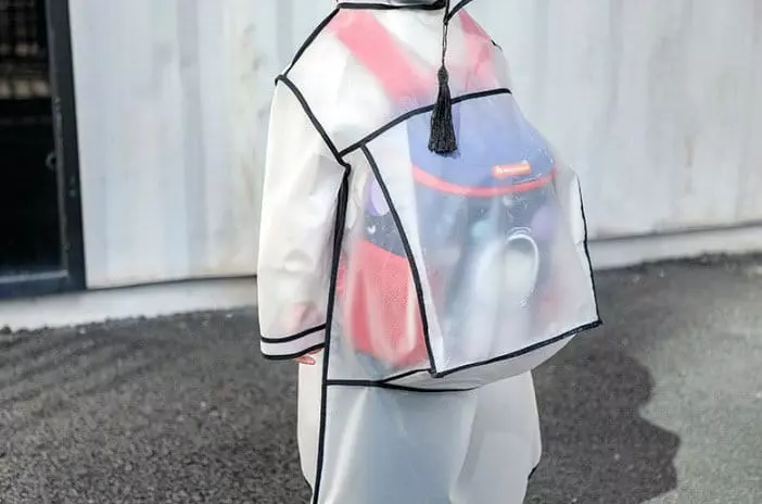 Miso - Korean Children Fashion - #minifashionista - White Raincoat - 6