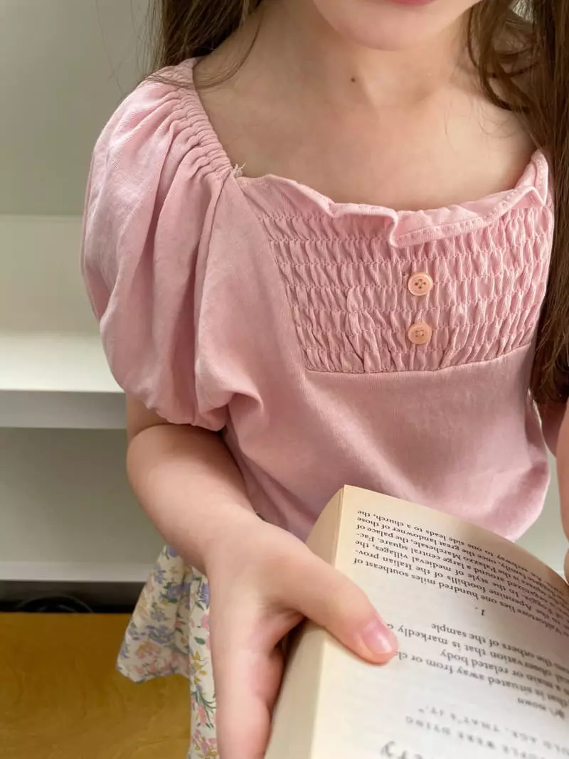 Momo Ann - Korean Children Fashion - #minifashionista - Smocked Tee - 9