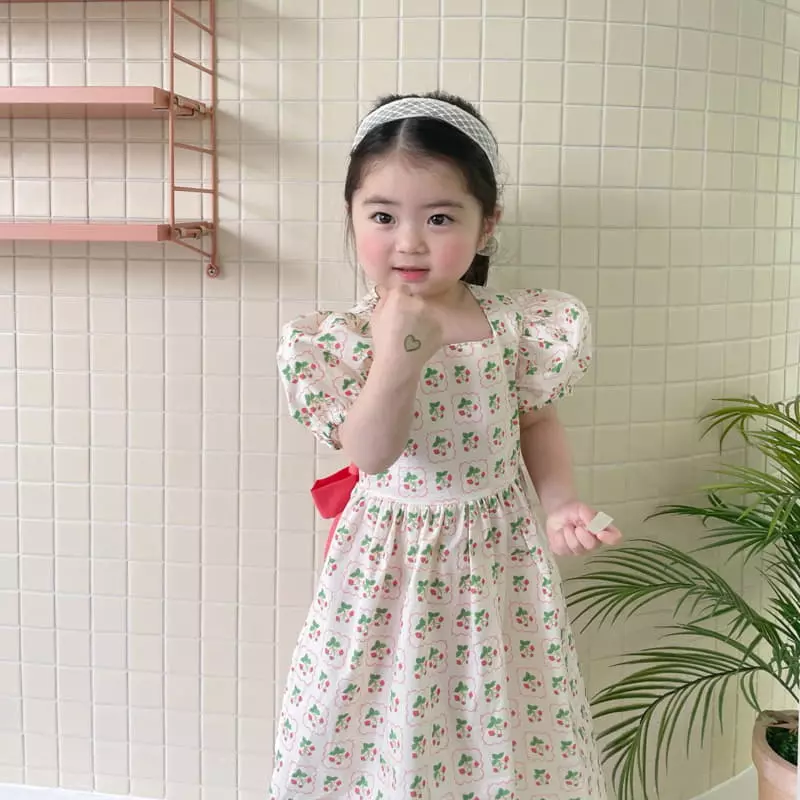 Momo Ann - Korean Children Fashion - #stylishchildhood - Ribbon One-piece - 11