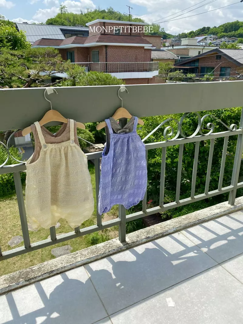 Mon Petit Bebe - Korean Baby Fashion - #babyboutique - Suesue Overalls - 3
