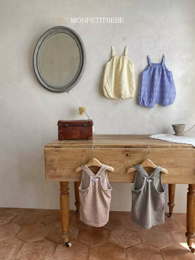 Mon Petit Bebe - Korean Baby Fashion - #babygirlfashion - Suesue Overalls - 8