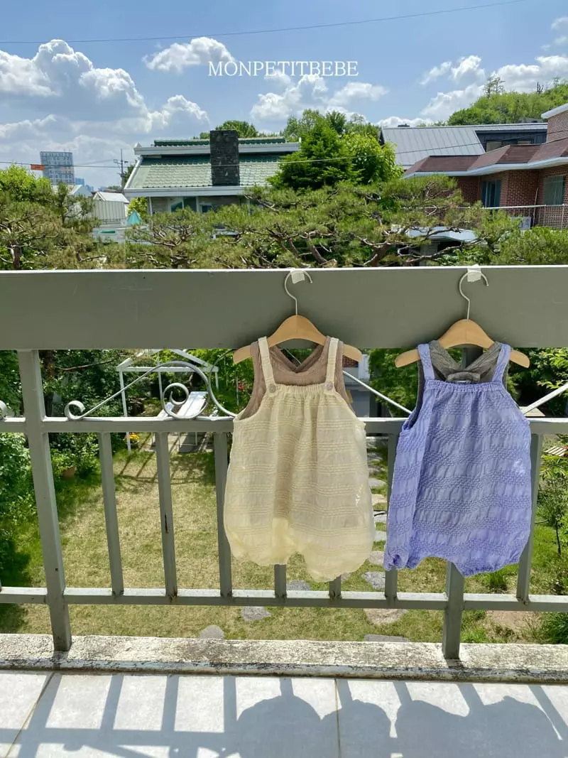 Mon Petit Bebe - Korean Baby Fashion - #smilingbaby - Suesue Overalls - 2