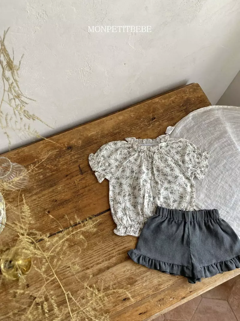 Mon Petit Bebe - Korean Children Fashion - #todddlerfashion - Ette Shorts - 4