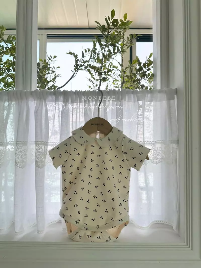 Monbebe - Korean Baby Fashion - #babyoninstagram - S Collar Bodysuit - 12