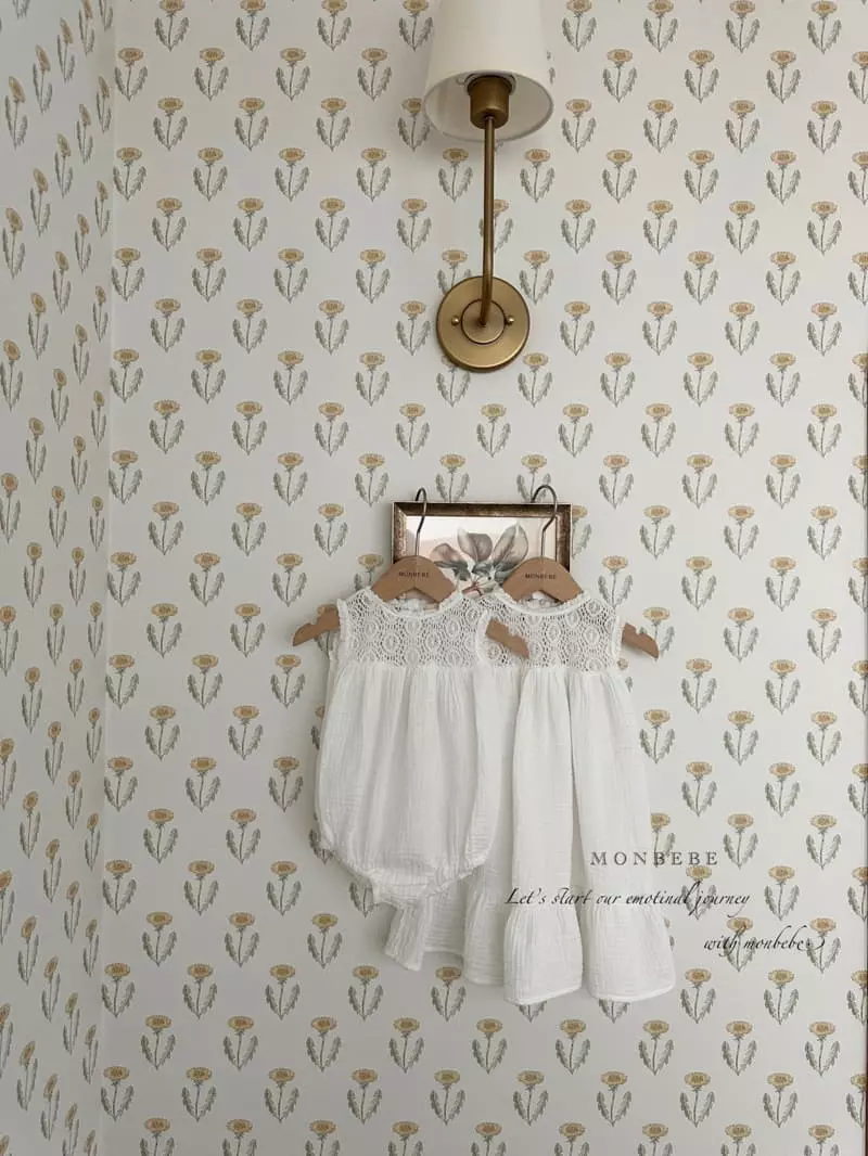 Monbebe - Korean Baby Fashion - #babyoninstagram - Milk Cream Bodysuit - 9