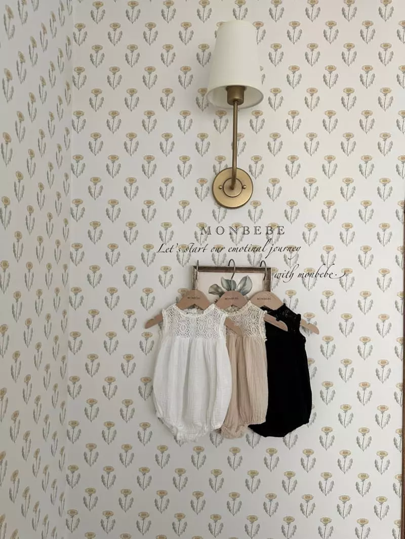 Monbebe - Korean Baby Fashion - #babyootd - Milk Cream Bodysuit - 10