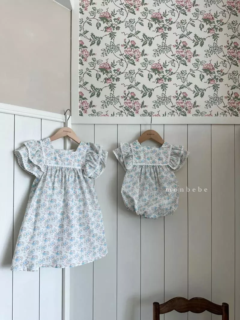 Monbebe - Korean Baby Fashion - #babyoutfit - Lune Angel Bodysuit - 7