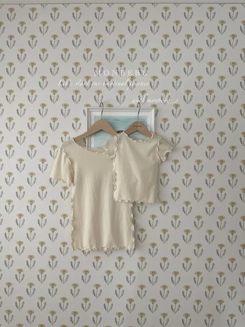 Monbebe - Korean Women Fashion - #momslook - Wave Tee Mom - 2