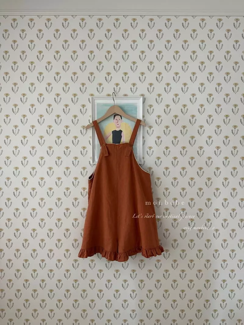Monbebe - Korean Women Fashion - #womensfashion - Flo Dungarees Pants Mom - 4